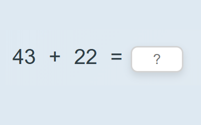 Double Digit Horizontal without Regrouping